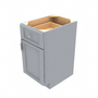 Brooklyn Modern Grey Single Door Standard Base Cabinet - 18" W x 34.5" H x 24" D 18" W