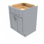 Brooklyn Modern Grey Double Door Standard Base Cabinet - 24" W x 34.5" H x 24" D 24" W