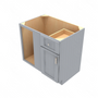 Brooklyn Modern Grey Blind Base Cabinet - 36" W x 34.5" H x 24" D 36" W