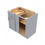 Brooklyn Modern Grey Blind Base Cabinet - 36" W x 34.5" H x 24" D 36" W
