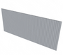 Brooklyn Modern Grey Bead Board - 48" W x 42" H x 0.25" D 48" W