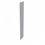 Brooklyn Modern Grey Bookcase End - 1.5" W x 96" H x 15" D 1.5" W