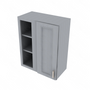 Brooklyn Modern Grey Blind Wall Cabinet - 24" W x 30" H x 12" D 24" W