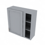 Brooklyn Modern Grey Blind Wall Cabinet - 36" W x 36" H x 12" D 36" W