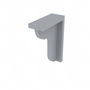 Brooklyn Modern Grey Medium Corbel - 3" W x 10.5" H x 7.5" D 3" W