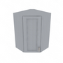 Brooklyn Modern Grey Corner Wall Cabinet - 24" W x 36" H x 12" D 24" W
