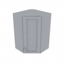 Brooklyn Modern Grey Corner Wall Cabinet - 24" W x 36" H x 12" D 24" W