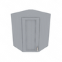 Brooklyn Modern Grey Corner Wall Cabinet - 27" W x 36" H x 15" D 27" W