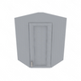 Brooklyn Modern Grey Corner Wall Cabinet - 27" W x 36" H x 15" D 27" W
