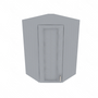 Brooklyn Modern Grey Corner Wall Cabinet - 27" W x 42" H x 15" D 27" W
