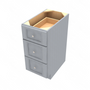 Brooklyn Modern Grey Drawer Base Cabinet - 15" W x 34.5" H x 24" D 15" W