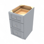 Brooklyn Modern Grey Drawer Base Cabinet - 18" W x 34.5" H x 24" D 18" W