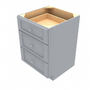 Brooklyn Modern Grey Drawer Base Cabinet - 24" W x 34.5" H x 24" D 24" W