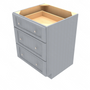 Brooklyn Modern Grey Drawer Base Cabinet - 27" W x 34.5" H x 24" D 27" W