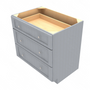 Brooklyn Modern Grey Drawer Base Cabinet - 36" W x 34.5" H x 24" D 36" W