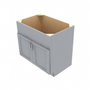 Brooklyn Modern Grey 36" Farm House Sink Base Cabinet - 36" W x 34.5" H x 24" D 36" W