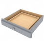 Brooklyn Modern Grey Vanity Drawer - 24" W x 4.75" H x 21" D 24" W