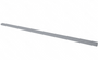 Brooklyn Modern Grey Traditional Light Rail Molding - 96" W x 2.25" H x 1.625" D 96" W
