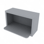 Brooklyn Modern Grey Microwave Wall Cabinet - 30" W x 18" H x 12" D 30" W