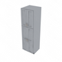 Brooklyn Modern Grey Double Door Pantry - 24" W x 84" H x 24" D 24" W