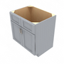 Brooklyn Modern Grey Sink Base Cabinet - 33" W x 34.5" H x 24" D 33" W