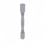 Brooklyn Modern Grey Turned Post - 3" W x 35.5" H x 3" D 3" W