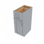 Brooklyn Modern Grey Single Door Vanity Base 12" W x 34.5" H x 21" D 12" W