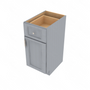 Brooklyn Modern Grey Single Door Vanity Base 15" W x 34.5" H x 21" D 15" W