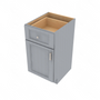 Brooklyn Modern Grey Single Door Vanity Base 18" W x 34.5" H x 21" D 18" W