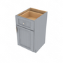 Brooklyn Modern Grey Single Door Vanity Base 18" W x 34.5" H x 21" D 18" W
