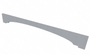 Brooklyn Modern Grey Cabinet Valance - 37" W x 4.5" H x 0.75" D 37" W