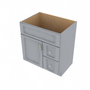Brooklyn Modern Grey Vanity Combo Cabinet - 30" W x 34.5" H x 21" D 30" W