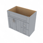 Brooklyn Modern Grey Vanity Combo Cabinet Right - 36" W x 34.5" H x 21" D 36" W