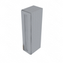 Brooklyn Modern Grey Single Door Wall Cabinet - 9" W x 30" H x 12" D