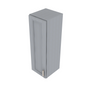 Brooklyn Modern Grey Single Door Wall Cabinet - 12" W x 36" H x 12" D 12" W