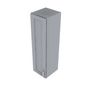 Brooklyn Modern Grey Single Door Wall Cabinet - 12" W x 42" H x 12" D 12" W