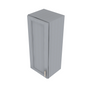 Brooklyn Modern Grey Single Door Wall Cabinet - 15" W x 36" H x 12" D 15" W