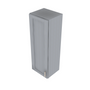 Brooklyn Modern Grey Single Door Wall Cabinet - 15" W x 42" H x 12" D 15" W