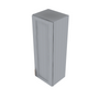 Brooklyn Modern Grey Single Door Wall Cabinet - 15" W x 42" H x 12" D 15" W