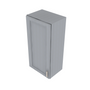 Brooklyn Modern Grey Single Door Wall Cabinet - 18" W x 36" H x 12" D 18" W