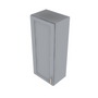 Brooklyn Modern Grey Single Door Wall Cabinet - 18" W x 42" H x 12" D 18" W