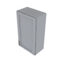 Brooklyn Modern Grey Single Door Wall Cabinet - 21" W x 36" H x 12" D 21" W