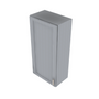 Brooklyn Modern Grey Single Door Wall Cabinet - 21" W x 42" H x 12" D 21" W