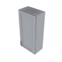 Brooklyn Modern Grey Single Door Wall Cabinet - 21" W x 42" H x 12" D 21" W