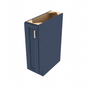 Brooklyn Midnight Single Door Wall Cabinet - 9" W x 42" H
