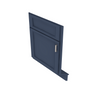 Brooklyn Midnight Corner Sink Front for 42" Space - 27" W Default Title