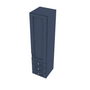 Brooklyn Midnight Wall Twr w/ 3 Drws - 15" W x 60" H x 14.5" D Default Title