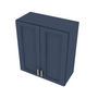 Brooklyn Midnight Double Door Wall Cabinet - 27" W x 30" H Default Title