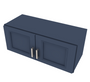 Brooklyn Midnight Double Door Wall Cabinet - 30" W x 12" H Default Title
