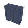 Brooklyn Midnight Double Door Wall Cabinet - 30" W x 30" H Default Title